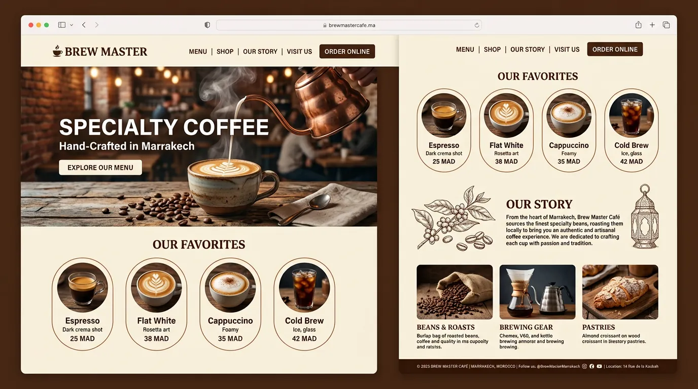 Brew Master Café — Café