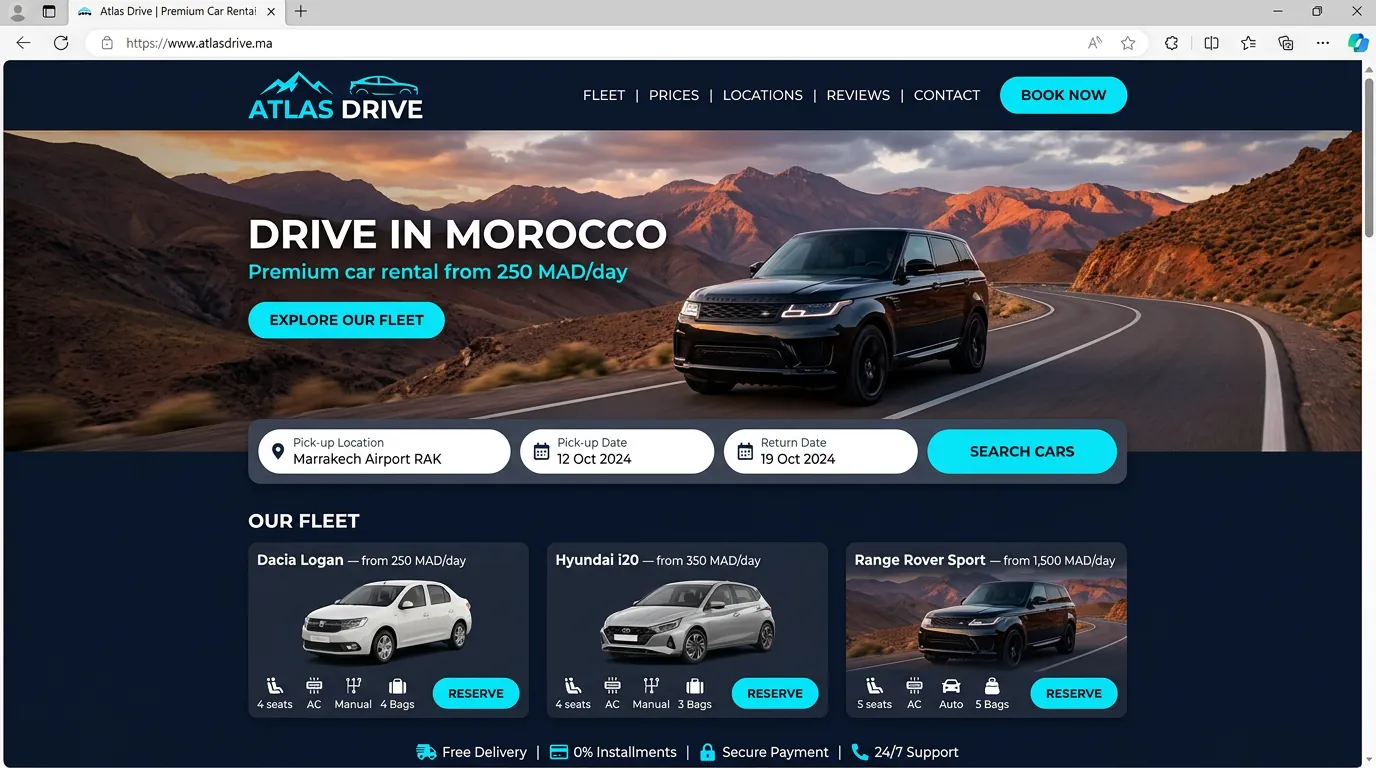 Atlas Drive Rental — Location Auto
