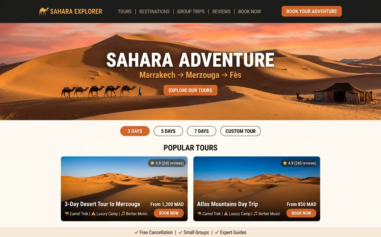 Marrakech Desert Tours — Excursions