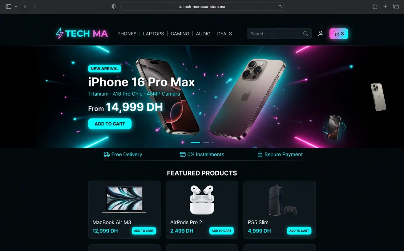 Tech Morocco Store — High-Tech
