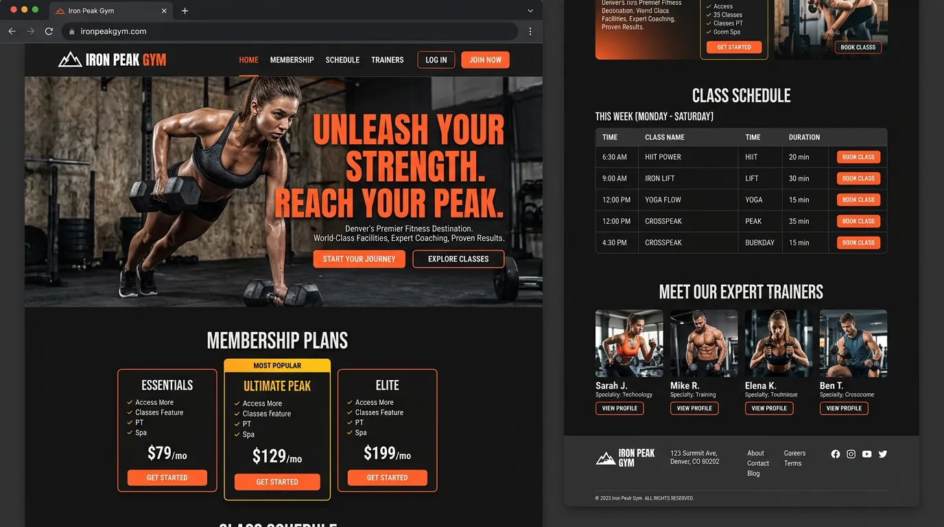 Iron Peak Gym — Salle de Sport