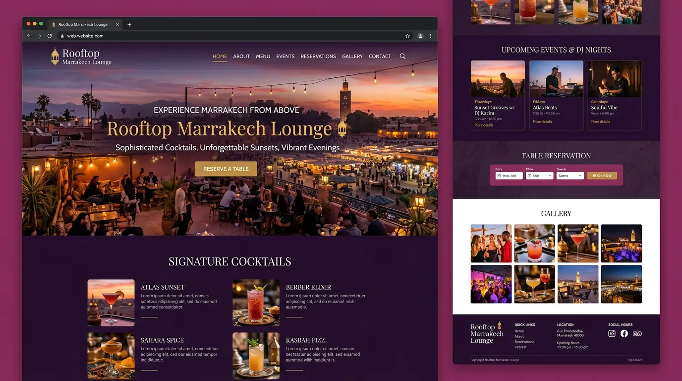 Rooftop Marrakech Lounge — Rooftop & Lounge