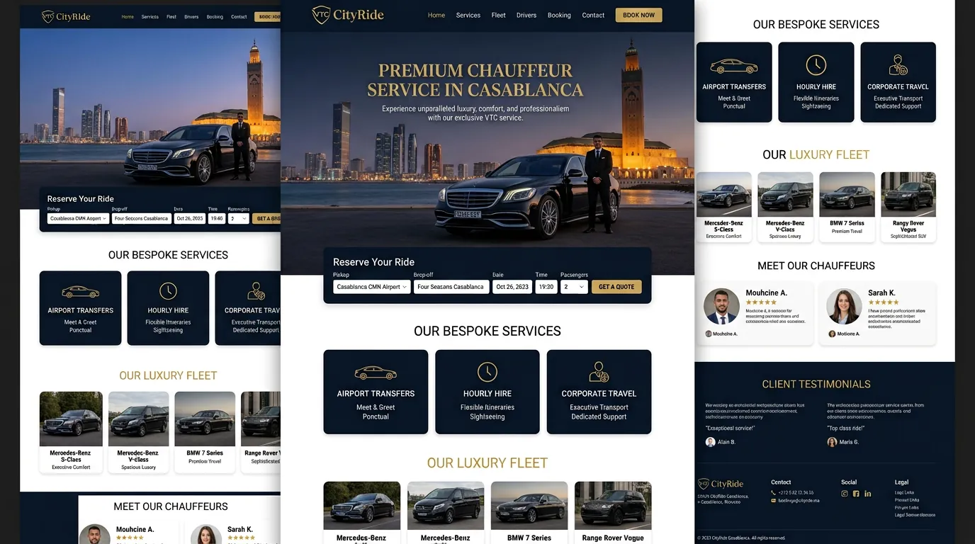 CityRide VTC — VTC & Transport