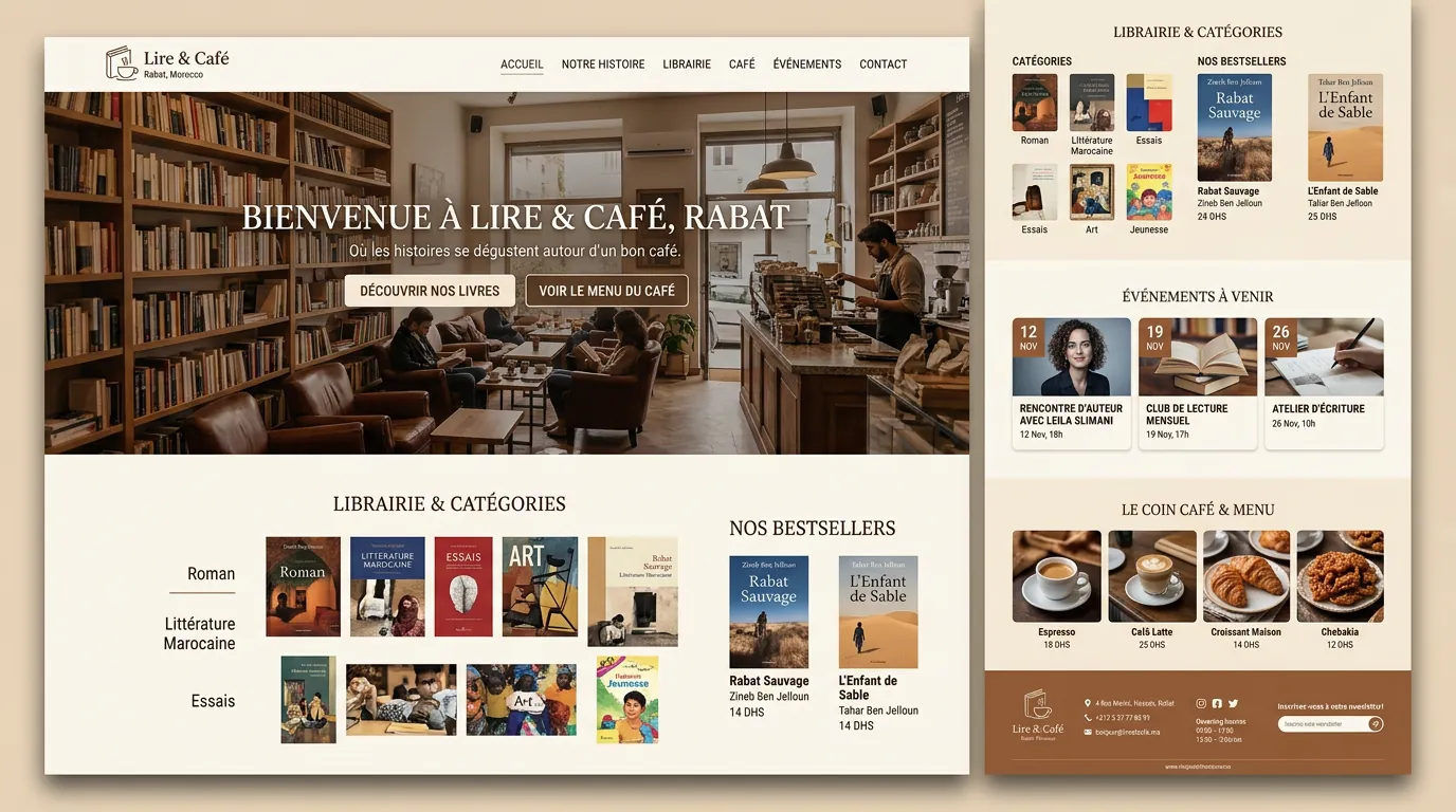 Lire & Café Librairie — Librairie Café