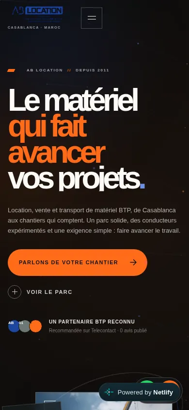 AB Location — version mobile